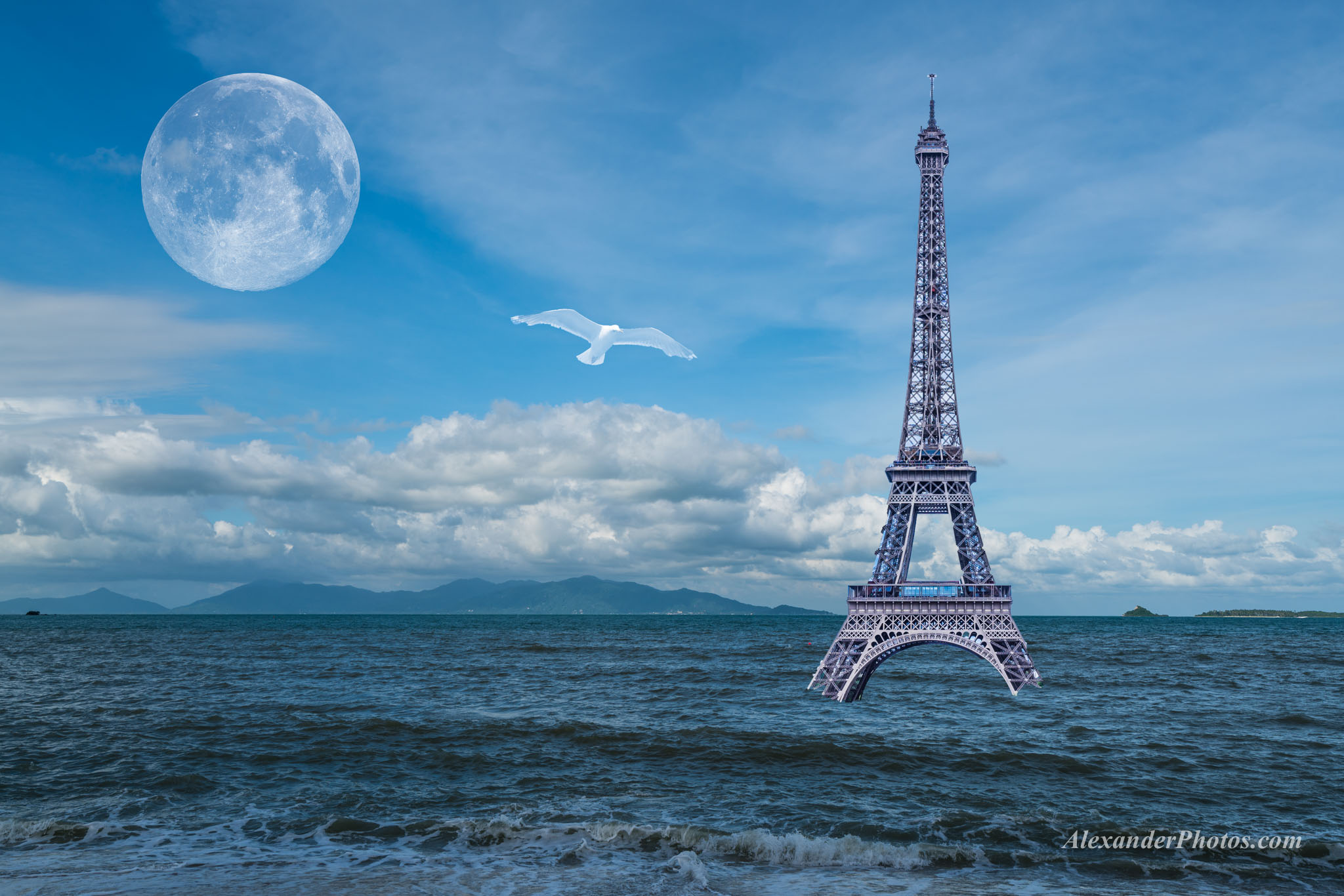 Moon-Eiffel-Tower-Seagul-Surrealism
