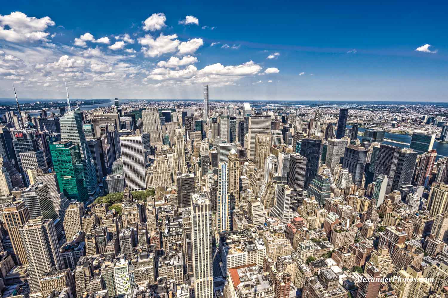 New-York-Landscape-buildings-skyscrapers-panoramic-view